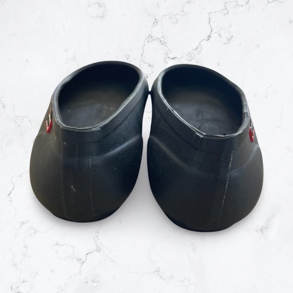 Hunter Womens Tour Black Rubber Ballet Flats US 5.5 - Picture 5 of 10